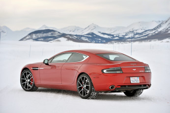 Картинка автомобили aston+martin aston martin красный 2013г us-spec rapide s