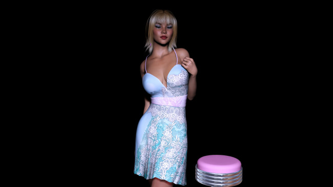 Обои картинки фото 3д графика, люди , people, фон, взгляд, девушка