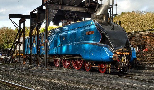 Обои картинки фото техника, паровозы, железная, дорога, паровоз