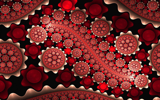 Обои картинки фото 3д графика, фракталы , fractal, цвета, фон, узор