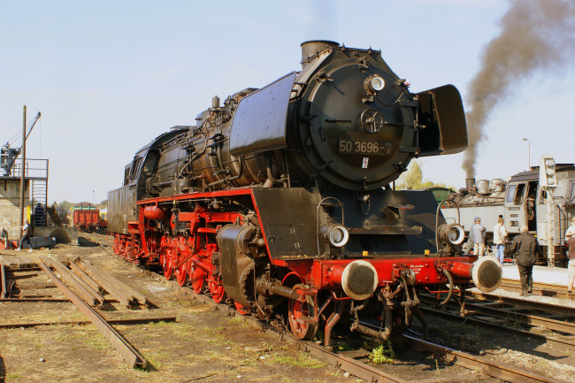 Обои картинки фото техника, паровозы, железная, дорога, паровоз