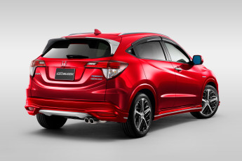 обоя автомобили, honda, vezel, mugen, красный, 2016г