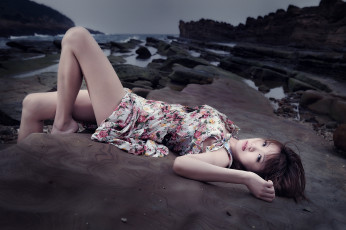 Картинка девушки -unsort+ азиатки лицо взгляд