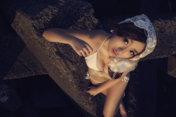 Картинка девушки -unsort+ азиатки взгляд лицо