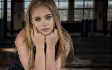 Картинка девушки -unsort+ блондинки взгляд лицо