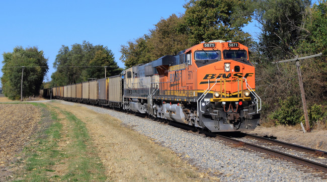 Обои картинки фото техника, поезда, состав, локомотив, рельсы, дорога, железная