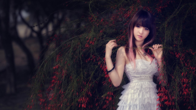 Обои картинки фото девушки, -unsort , азиатки, лицо, взгляд