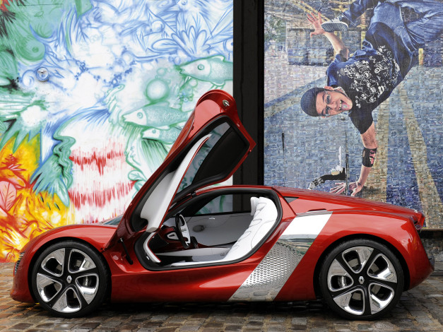 Обои картинки фото renault dezir concept 2010, автомобили, renault, dezir, concept, 2010