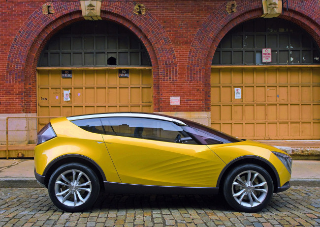 Обои картинки фото mazda hakaze concept 2007, автомобили, mazda, hakaze, concept, 2007