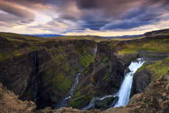 Картинка природа водопады простор