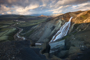 Картинка природа водопады простор