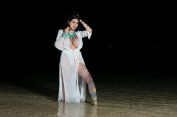 Картинка девушки ariane+saint-amour вода тату фон девушка взгляд