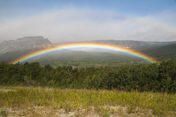 Картинка природа радуга простор