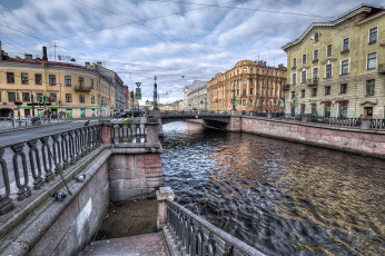 Картинка voznesensky+bridge города санкт-петербург +петергоф+ россия простор