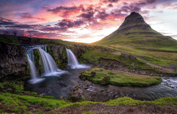 Картинка природа водопады простор