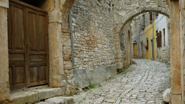 обоя города, иерусалим , израиль, улочка, арка