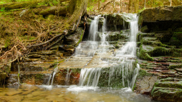 Картинка природа водопады простор