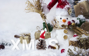 Картинка праздничные снеговики снеговик зима снег snow