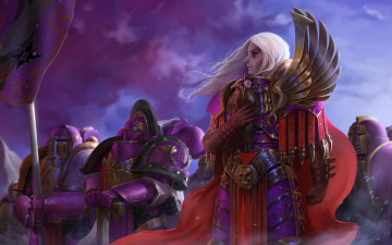 Картинка видео+игры world+of+warcraft девушка униформа фон