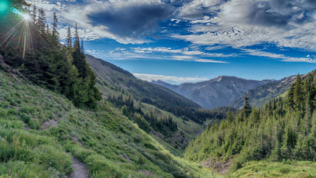 Обои картинки фото природа, горы, простор