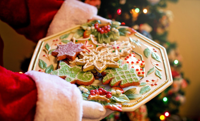 Обои картинки фото праздничные, угощения, печенье