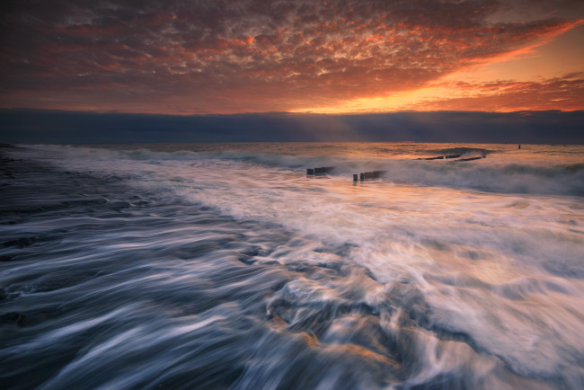 Обои картинки фото природа, восходы, закаты, простор