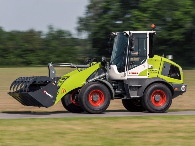 Обои картинки фото техника, фронтальные погрузчики, claas