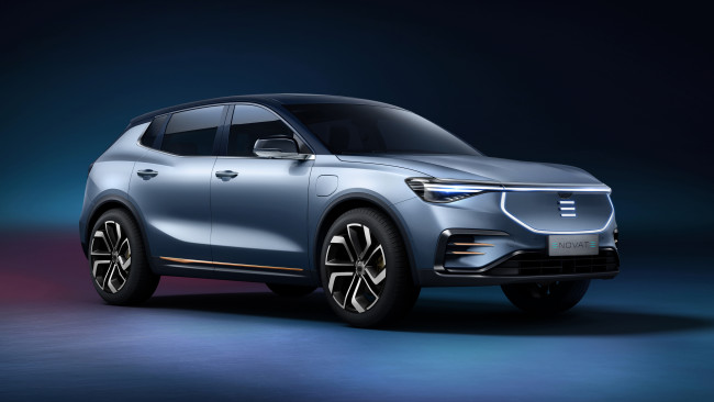 Обои картинки фото 2019 enovate me7 prototype, автомобили, -unsort, 2019, prototype, me7, enovate, студия, прототип, кроссовер