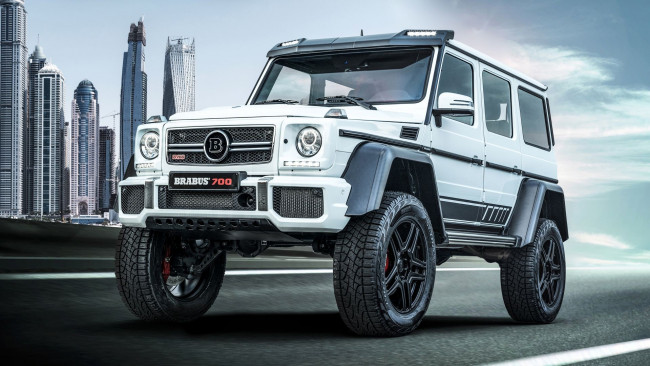 Обои картинки фото 2019 mercedes-benz brabus 700 final edition, автомобили, mercedes-benz, белый, 2019, внедорожник, final, edition, brabus, 700, тюнинг