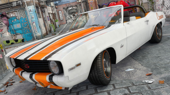 Обои картинки фото автомобили, 3д, фон, автомобиль