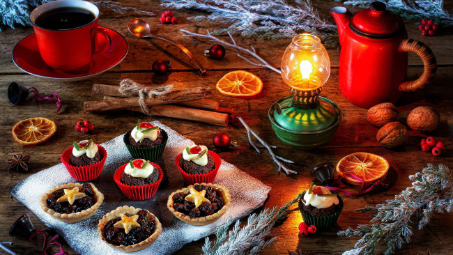 Обои картинки фото праздничные, угощения, кексы
