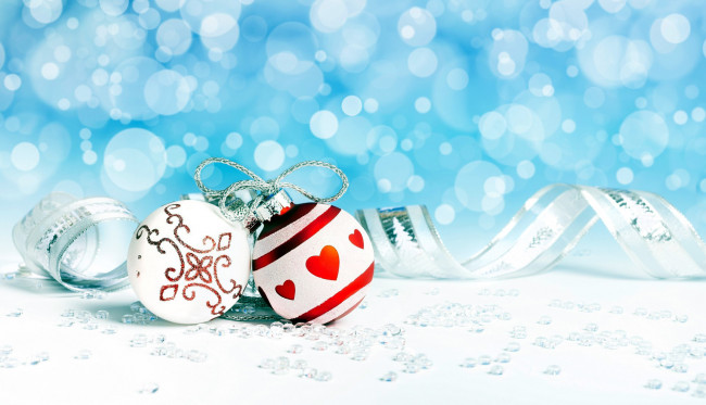 Обои картинки фото праздничные, шары, лента, шарики