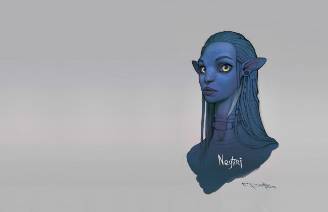 Обои картинки фото neytiri ,  boris dyatlov, рисованное, кино,  мультфильмы, neytiri, boris, dyatlov