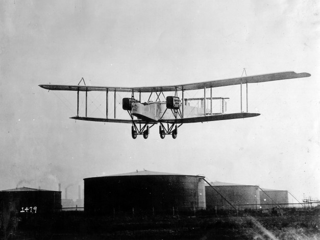 Обои картинки фото авиация, боевые самолёты, handley, page, type, o, биплан, бомбардировщик, первая, мировая