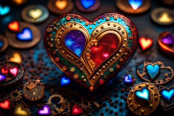 Картинка 3д+графика романтика+ romantics нейросети графика нейроарт ai art нейронные сети рисунки нейро искусство