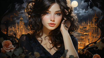 обоя рисованное, люди, нейросети, графика, нейроарт, ai, art, нейронные, сети, рисунки, нейро, искусство