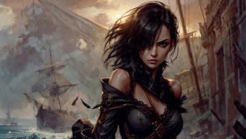 Картинка фэнтези девушки нейросети графика нейроарт ai art нейронные сети рисунки нейро искусство нейрографика graphics neuroart neural networks drawings neuro neurography