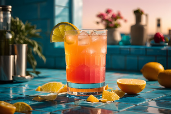 Обои картинки фото 3д графика, еда-, food, коктейль