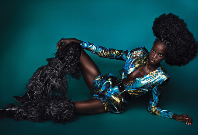 Обои картинки фото anok yai, девушки, - темнокожие, anok, yai, девушка, мулатка, темнокожая, чернокожая, модель, красотка, макияж, взгляд, поза, стройная, сексуальная, фигура