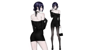 Картинка аниме chainsaw+man девушка