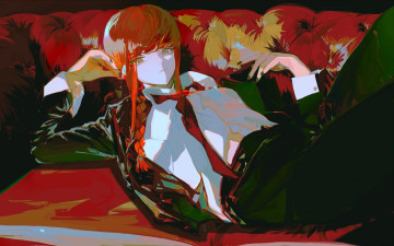 Картинка аниме chainsaw+man девушка