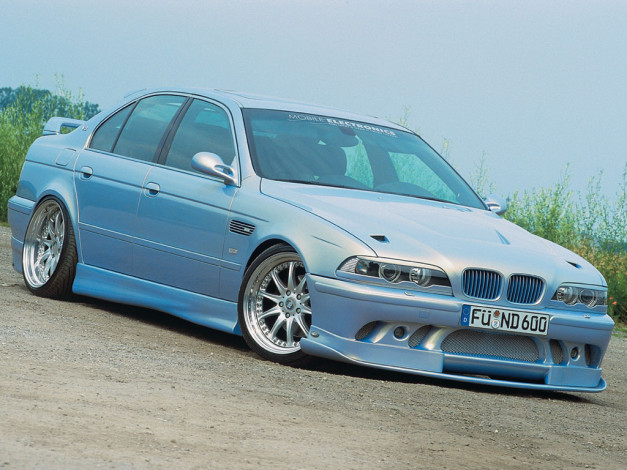 Обои картинки фото bmw, e39, автомобили