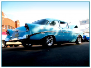 Картинка 56 chevrolet автомобили выставки уличные фото