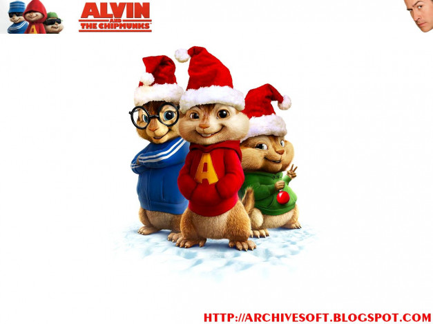 Обои картинки фото alvin, and, the, chipmunks, мультфильмы