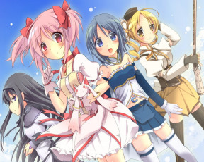 Картинка mahou shoujo madoka magica аниме magika