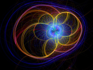 Картинка 3д графика fractal фракталы узор фон фрактал линии изгибы