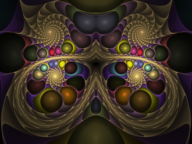 Обои картинки фото 3д, графика, fractal, фракталы, фон, узор