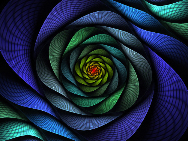 Обои картинки фото 3д, графика, fractal, фракталы, линии, фон, фрактал, изгибы, узор