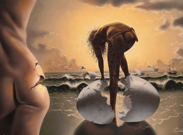 Обои картинки фото рисованные, jim, warren, возрождение