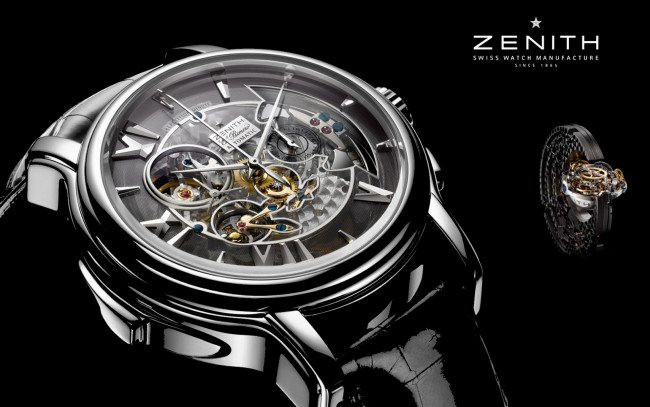 Обои картинки фото бренды, zenith, часы, зенит